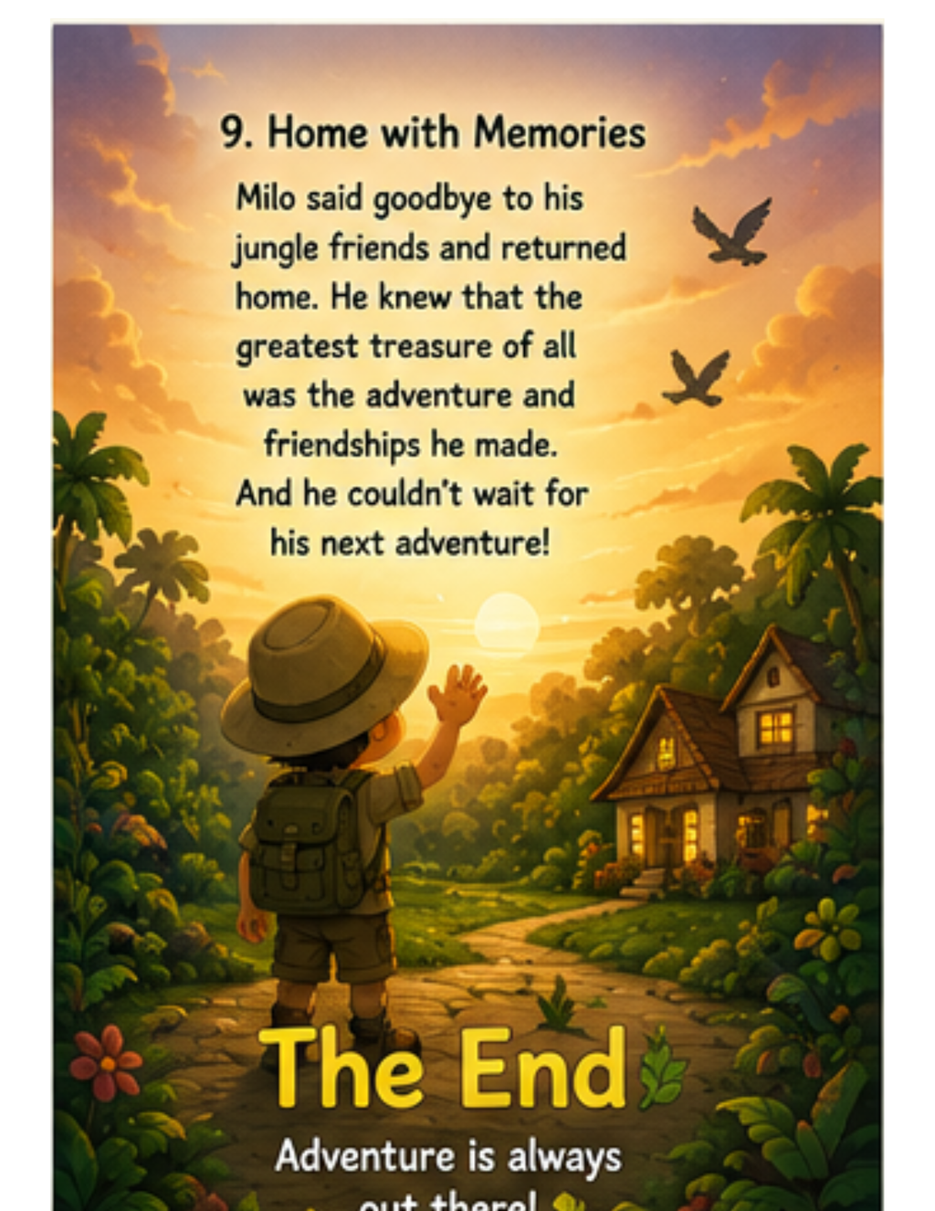 The Great Jungle Adventure - Kids Digital Story Book | Instant Download