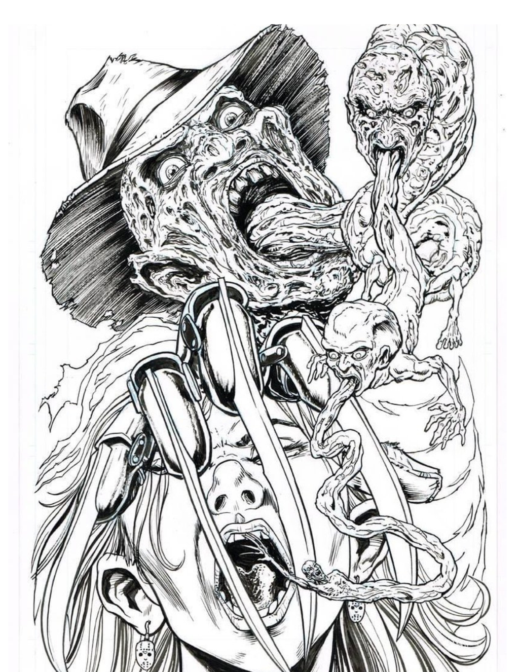 Coloring Book Of Nightmares