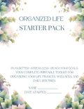 FREE Organized Starter Pack - 70-Page Printable Planner Collection | Instant Download PDF