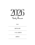 Yearly Planner