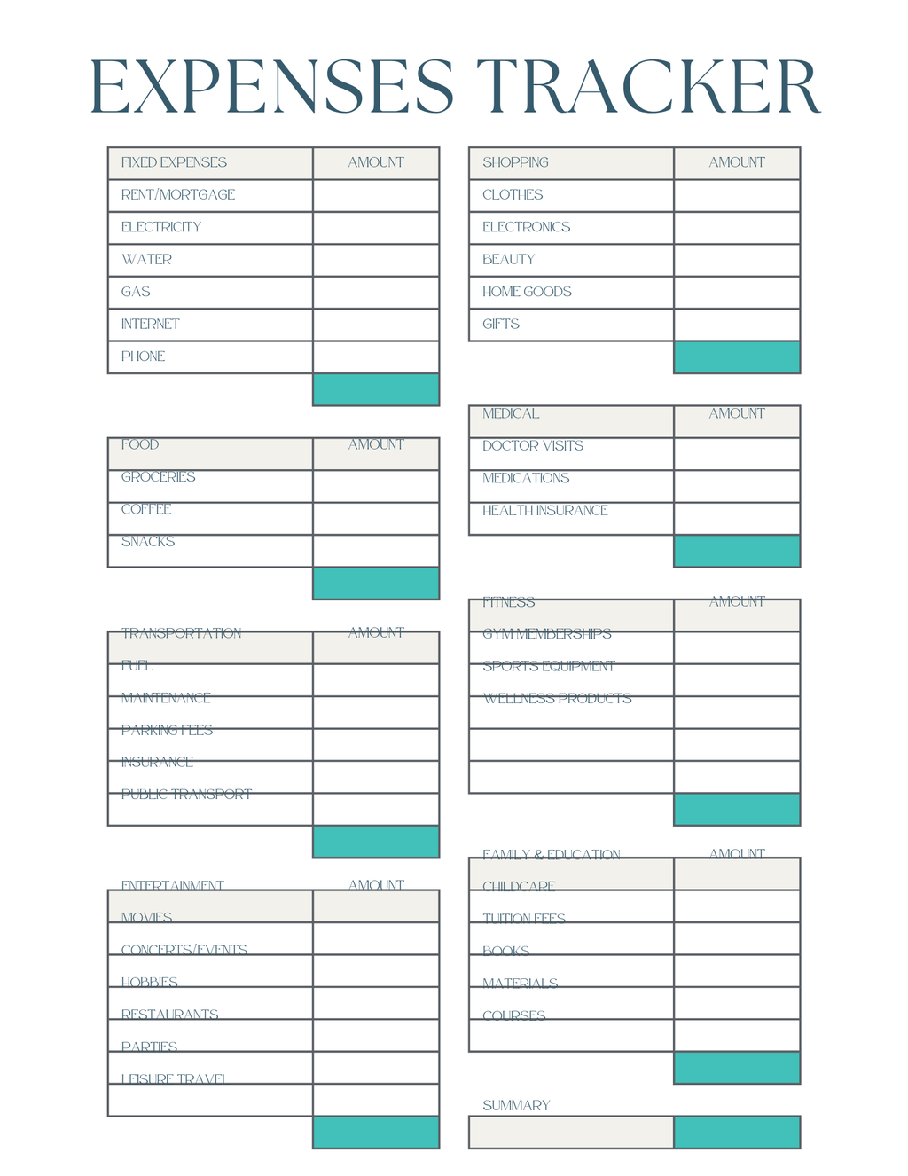 FREE Organized Starter Pack - 70-Page Printable Planner Collection | Instant Download PDF