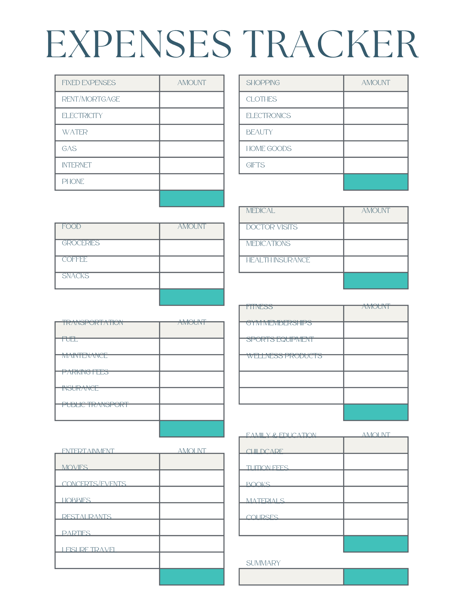FREE Organized Starter Pack - 70-Page Printable Planner Collection | Instant Download PDF