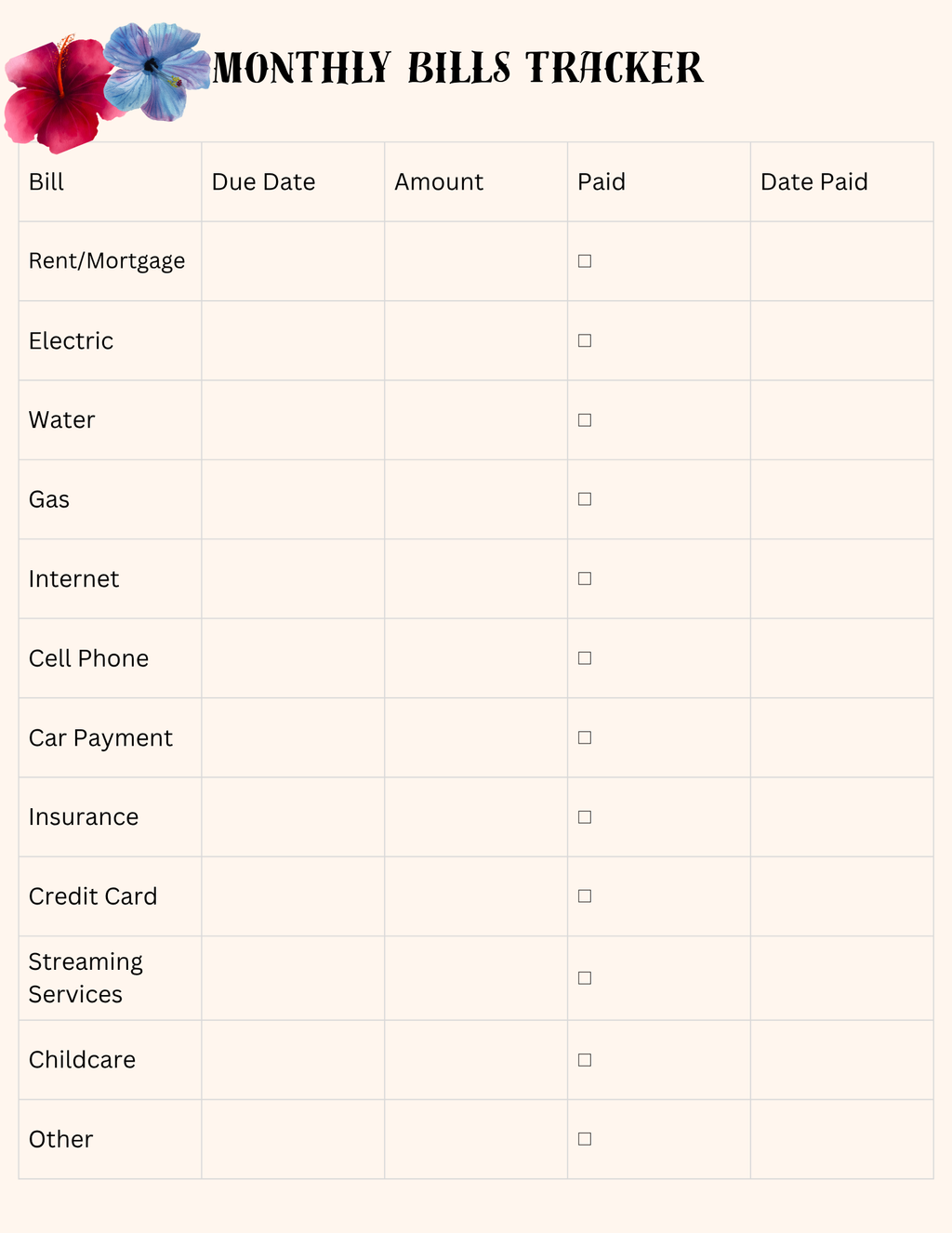 Ultimate Expense Tracker PDF - Household, Family & Freelancer Budget System | Instant Download