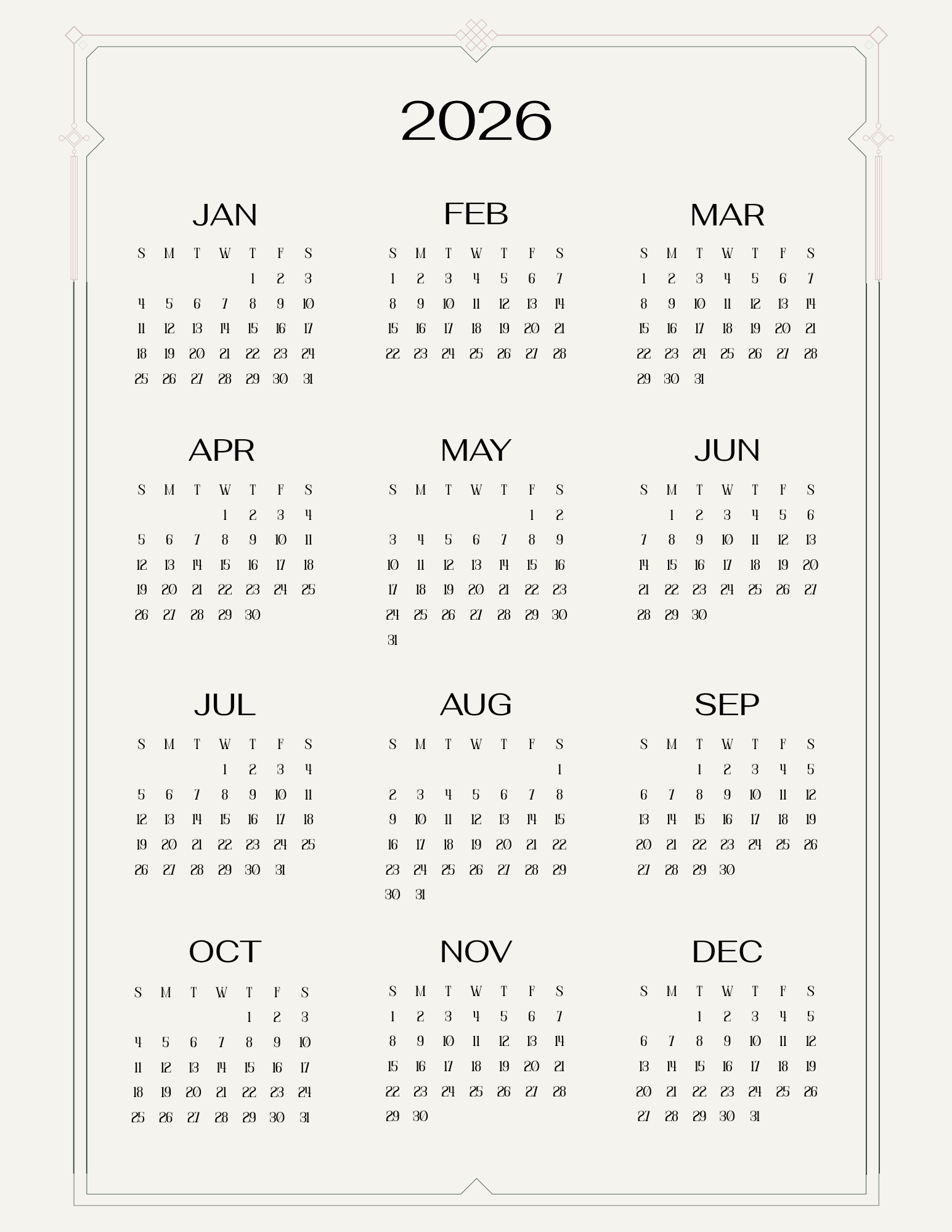 Printable Monthly Planner PDF - Goal Setting, Budget & Calendar Pages | Instant Download
