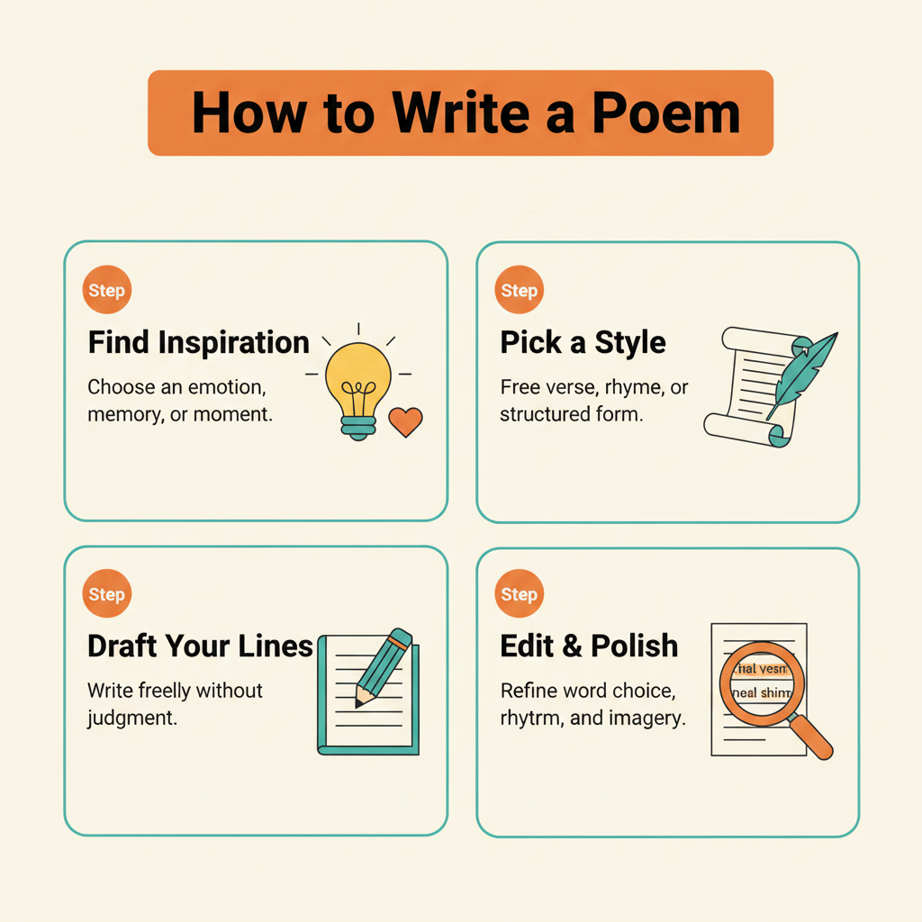 How to Write a Poem Step-by-Step Guide